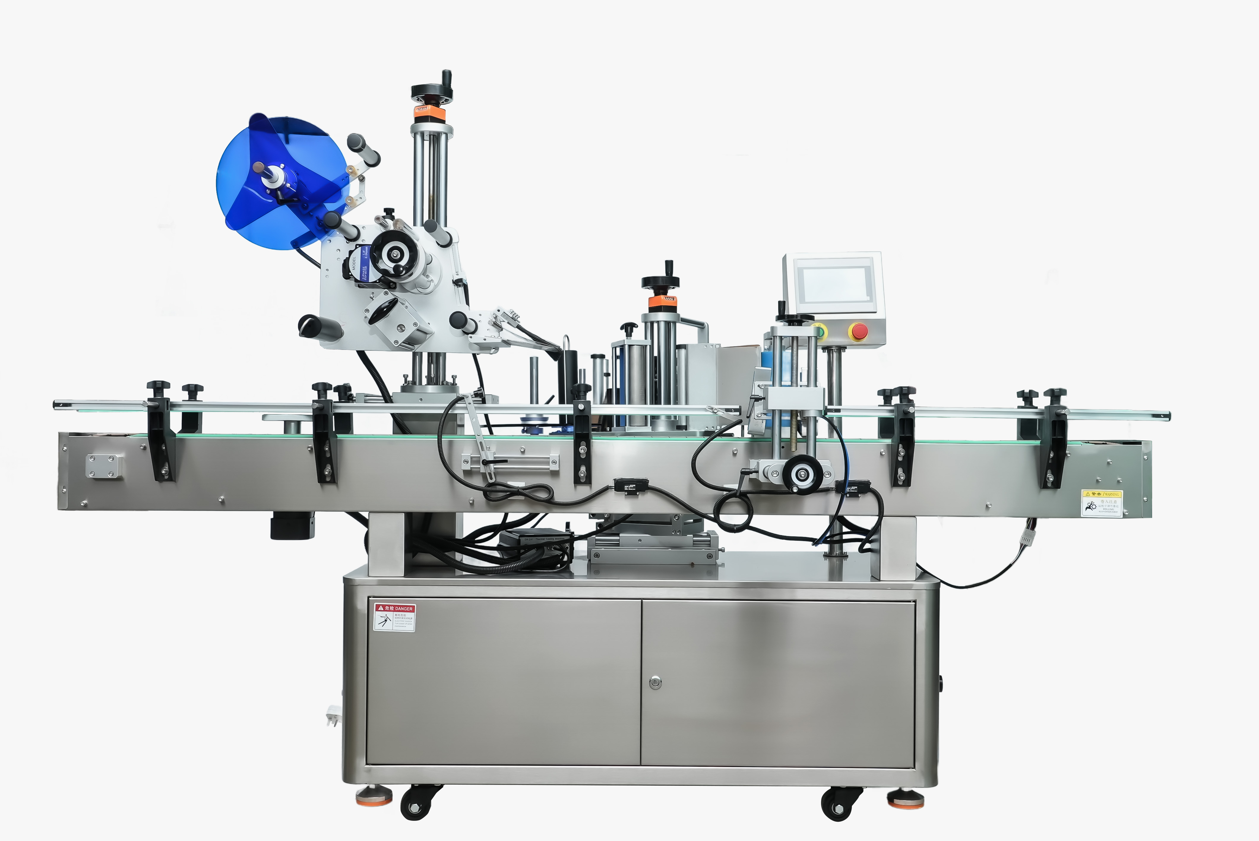 全自動上平面+定位圓瓶貼標(biāo)機